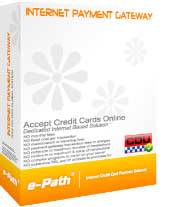 Accept credit cards online with e-Path