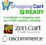 Many popular shopping carts support e-Path